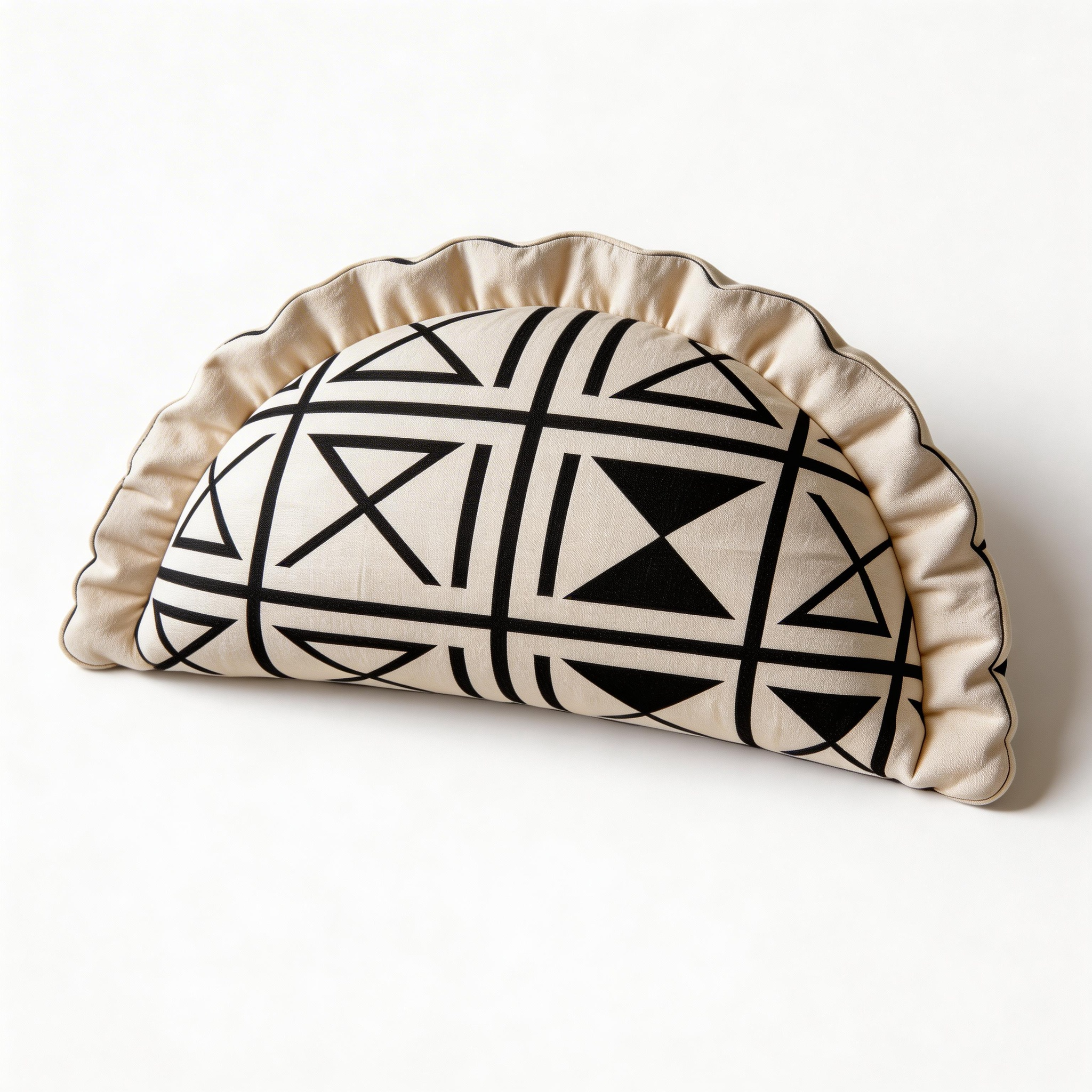Elegant & Chic | Soft Cotton Material | Cozy Sofa Pillow | Ideal Gift for Interior Enthusiasts | Geometric Pattern Design