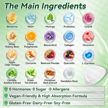 🤩🤩Official Store | GLORENDA®Moringa 10-in-1 Nano Microneedle Patch