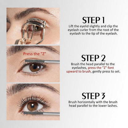 🔥👁️Waterproof Fibre Mascara  – Volume & Length without Clumping for Dramatic Moments